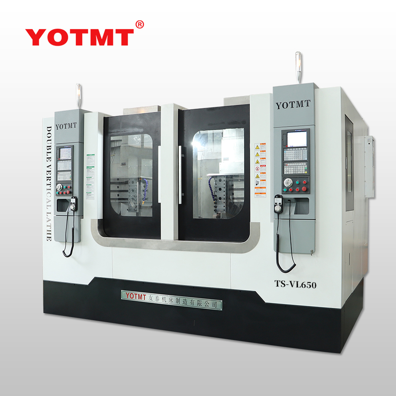 Máquina de torno Cnc vertical de torneado de metal paralelo de sistema dual TS-VL650