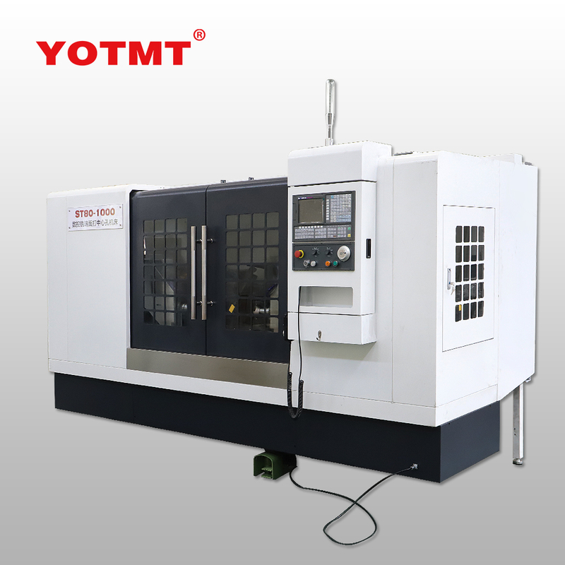 YOTMT ST80-1000 máquina de centrado y fresado CNC de doble cabezal